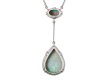 Art Deco opal drop pendant, circa 1930 hatton garden