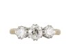 Edwardian diamond three stone ring, circa 1910 hatton garden