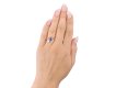 Ceylon sapphire and diamond crossover ring, circa 1910. Hatton Garden