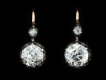 Belle Époque diamond drop earrings, French, circa 1905.Hatton Garden