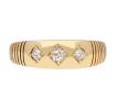 Victorian three stone diamond gypsy ring hatton garden