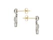 Diamond drop earrings, circa 1910. hatton garden