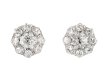 Old cut diamond cluster earrings, circa 1930 hatton garden