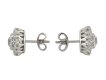 Old cut diamond cluster earrings, circa 1930 hatton garden