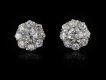 Old cut diamond cluster earrings, circa 1930 hatton garden