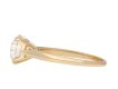 Boucheron old cut diamond solitaire ring, French, circa 1960. Hatton Garden