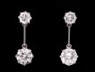 Diamond drop earrings, circa 1935. Hatton Garden