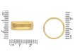 Yellow gold wedding band, English, 1902. Hatton Garden