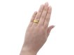 Yellow gold wedding band, English, 1902. Hatton Garden