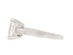 Tiffany & Co. diamond flanked solitaire ring. Hatton Garden