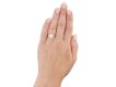 Tiffany & Co. diamond flanked solitaire ring. Hatton Garden