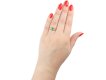 Victorian emerald diamond flanked solitaire ring hatton garden