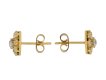 Old mine diamond cluster earrings, circa 1890. Hatton Garden