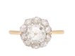Old mine diamond coronet cluster ring, circa 1905. Hatton Garden