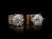 Edwardian diamond stud earrings, circa 1905.Hatton Garden