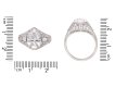 Bulgari diamond cluster ring, Italian, circa 1963. Hatton Garden