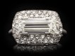Art Deco diamond cluster ring, circa 1930. Hatton garden
