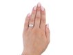 Art Deco diamond three stone ring, circa 1930. Hatton Garden