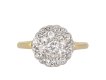 Edwardian diamond cluster ring, circa 1910 hatton garden