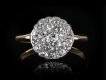 Edwardian diamond cluster ring, circa 1910 hatton garden