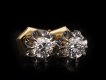 Belle Epoque old mine diamond stud earrings, French, circa 1910.