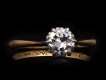Edwardian diamond solitaire, English, 1905. Hatton Garden