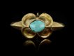 Medieval turquoise stirrup ring, circa 15th century hatton garden