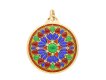 Plique a jour enamel pendant, French, circa 1900. Hatton Garden