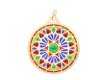 Plique a jour enamel pendant, French, circa 1900. Hatton Garden