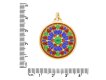 Plique a jour enamel pendant, French, circa 1900. Hatton Garden