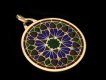 Plique a jour enamel pendant, French, circa 1900. Hatton Garden