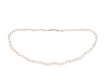 Natural pearl and diamond necklace, circa 1910. Hatton Garden
