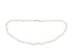 Natural pearl and diamond necklace, circa 1910. Hatton Garden