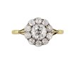 Victorian diamond coronet cluster ring, circa 1880 hatton garden