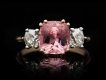 padparadscha ceylon sapphire diamond ring. hatton garden