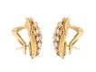 Vintage diamond earrings, French, circa 1950 hatton garden