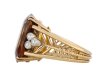 Vintage citrine and diamond ring 1950 hatton garden