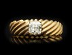Victorian old mine diamond solitaire ring, circa 1900. Hatton Garden Hatton Garden