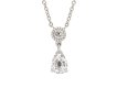 Drop shape diamond pendant, circa 1920 hatton garden