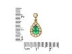 cropp & farr emerald and diamond drop earrings. hatton garden.