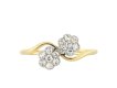 Edwardian diamond crossover ring, circa 1910 hatton garden