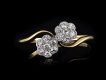 Edwardian diamond crossover ring, circa 1910 hatton garden