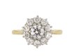 Cropp & Farr diamond coronet cluster ring, English hatton garden