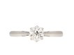 Art Deco diamond solitaire ring, circa 1920. Hatton Garden