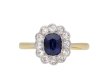 Edwardian sapphire and diamond ring, circa 1910 hatton garden