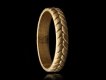 Cartier engraved gold ring, English, 1961. Hatton Garden