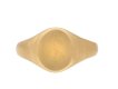 Yellow gold signet ring, English,1862. Hatton Garden