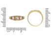 victorian diamond three stone ring, circa 1880. hatton garden.