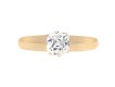 victorian old mine diamond solitaire ring. hatton garden