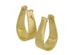 Carlo Weingrill yellow gold earrings, Italian hatton garden